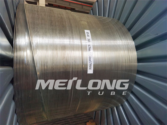 OEM Capillary Line ระบบควบคุมไฮดรอลิกท่อสแตนเลสคอยล์ 1/4 '' OD X 0.049 '' WT