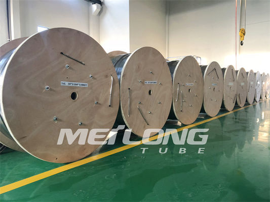 ทำความสะอาดท่อขดเส้นเลือดฝอยสดใส 10,000Psi 1 4 คอยล์ท่อสแตนเลส