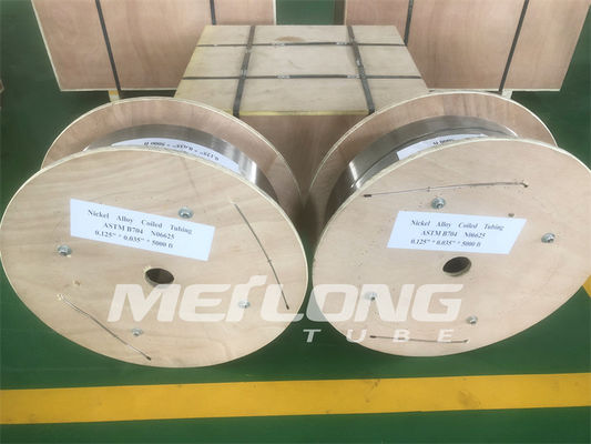 ท่อควบคุมไฮดรอลิกของเส้นเลือดฝอย ASTM B423 Eddy Current ผ่านการทดสอบแล้ว