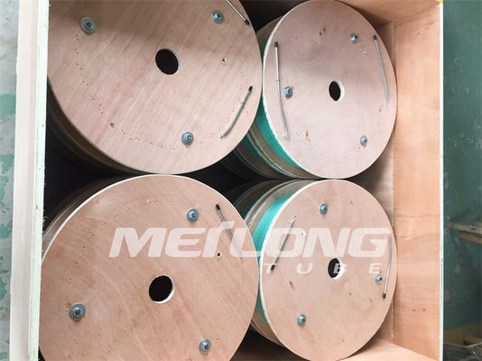ท่อขดลวดสแตนเลสแรงดึงสูง Ss สายควบคุมท่อเส้นเลือดฝอย ASTM A789 UNS S32205