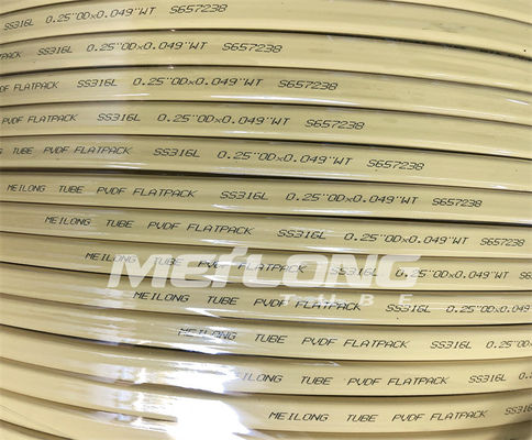 Incoloy 825 Ss Capillary Tubes สายควบคุมไฮดรอลิก Flatpack พร้อมหลายสาย