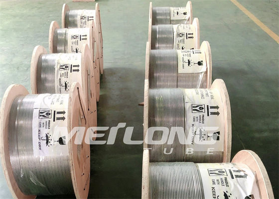 สายฉีดสารเคมีท่อโลหะผสมนิกเกิล ASTM B423 Inconel 625 825 Tubing