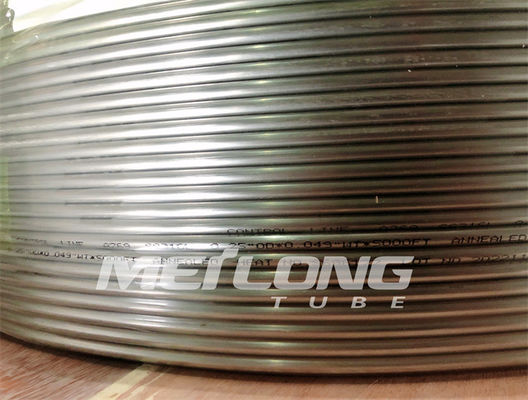 สายฉีดสารเคมีท่อโลหะผสมนิกเกิล ASTM B423 Inconel 625 825 Tubing
