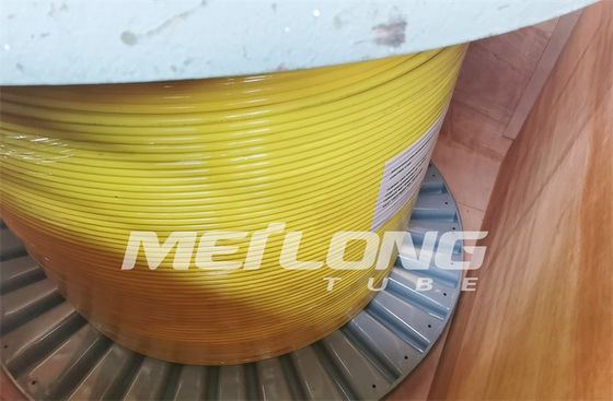 UNS S32750 สายควบคุมแบบห่อหุ้ม Super Duplex 2507 Rilsan Nylon