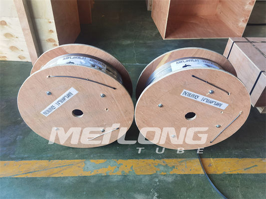 ASTM A269 ท่อขดสแตนเลสสายฉีดเคมี 3/8 '' OD X 0.065 '' WT