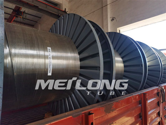 OEM Capillary Line ระบบควบคุมไฮดรอลิกท่อสแตนเลสคอยล์ 1/4 '' OD X 0.049 '' WT