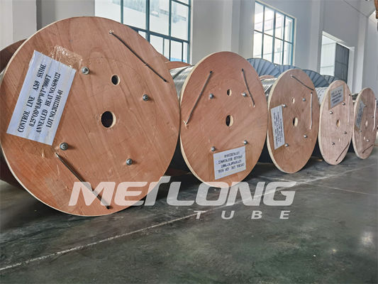 Incoloy 825 Stainless Steel Capillary Tube การฉีดสารเคมีท่อ Capillary แรงดันสูง