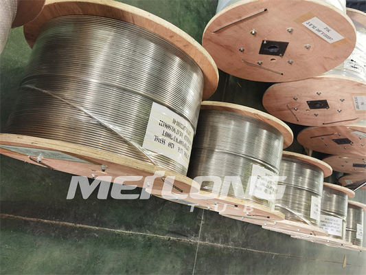 NACE MR0175 316L สายฉีดเคมี สายควบคุมแบบห่อหุ้มแบบไม่มีรอยต่อ