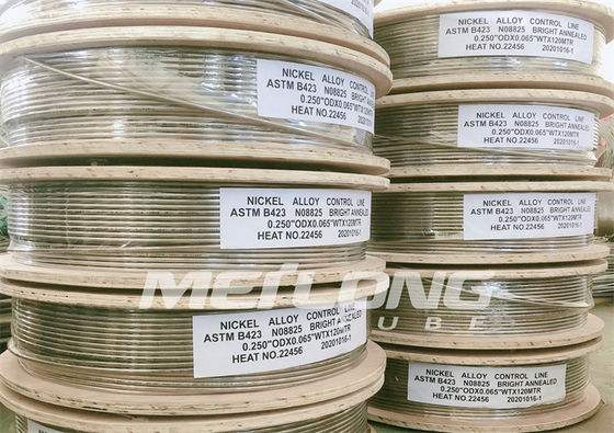 ASTM B704 ข้อต่อปลอกโลหะท่อควบคุมสายการหลอมสายฉีดเคมี