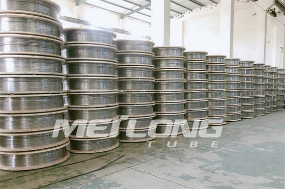 ASTM B704 ข้อต่อปลอกโลหะท่อควบคุมสายการหลอมสายฉีดเคมี