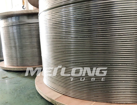 ASTM B704 ท่อสายควบคุมสแตนเลส 12000m ท่อขดสแตนเลส