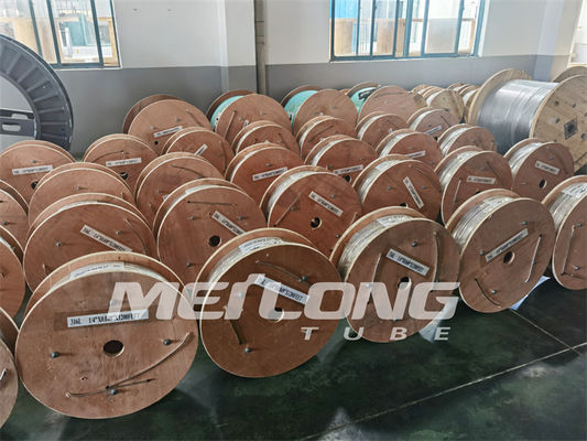 SS316L ท่อขดเส้นเลือดฝอย ASTM A269 3 8 ขดลวดท่อสแตนเลส