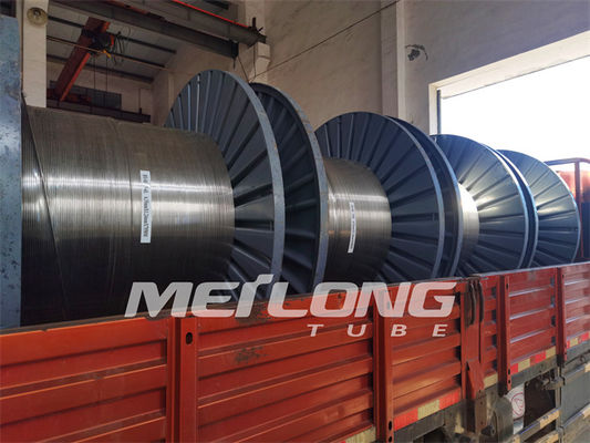 10,000psi Capillary Stainless Steel Coiled Tubing ความยาวต่อเนื่อง Stainless Capillary Tube