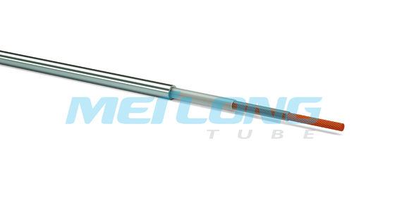 สายเคเบิลห่อหุ้มโลหะผสมนิกเกิล 825 ท่อ 3/8 '' X 0.049 '' สายทองแดงชุบดีบุก
