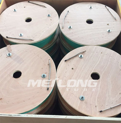ท่อควบคุมไฮดรอลิกของเส้นเลือดฝอย ASTM B423 Eddy Current ผ่านการทดสอบแล้ว