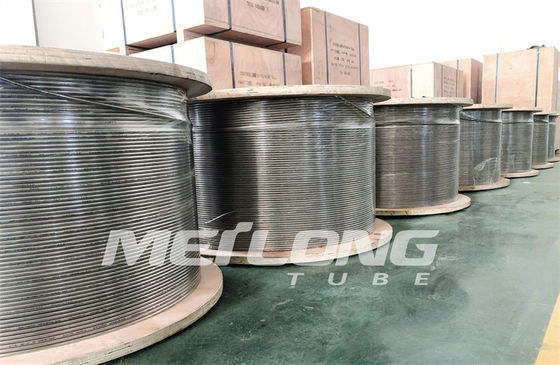 SS 316L ท่อขดไฮดรอลิกเส้นเลือดฝอย 10,000Psi 3 8 คอยล์สแตนเลส