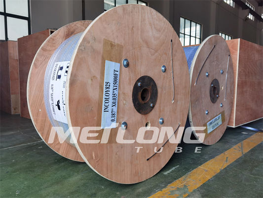 ASTM A789 SS ข้อต่อปลอกโลหะ SS ท่อไฮดรอลิกเส้นเลือดฝอยขด 10,000Psi